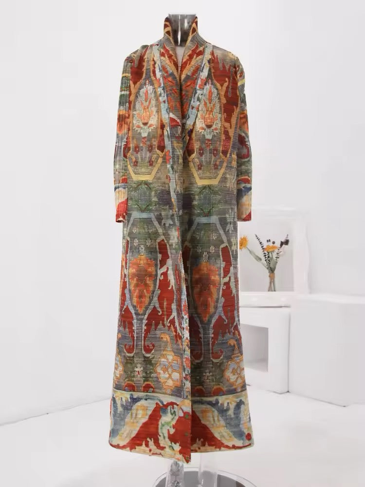 Pleated throw