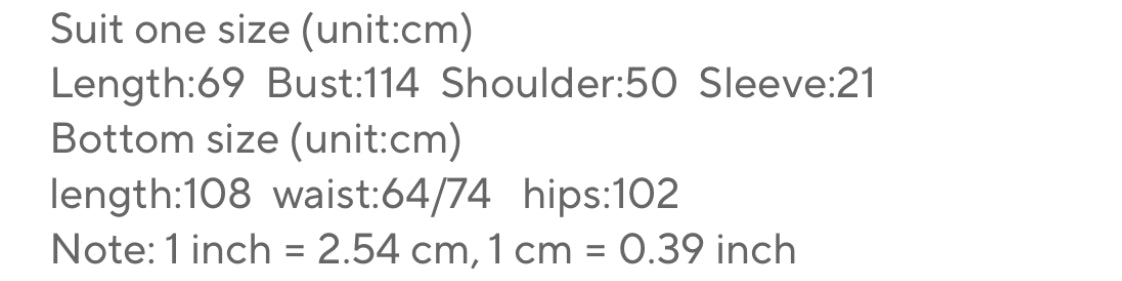 Denim top and pants set