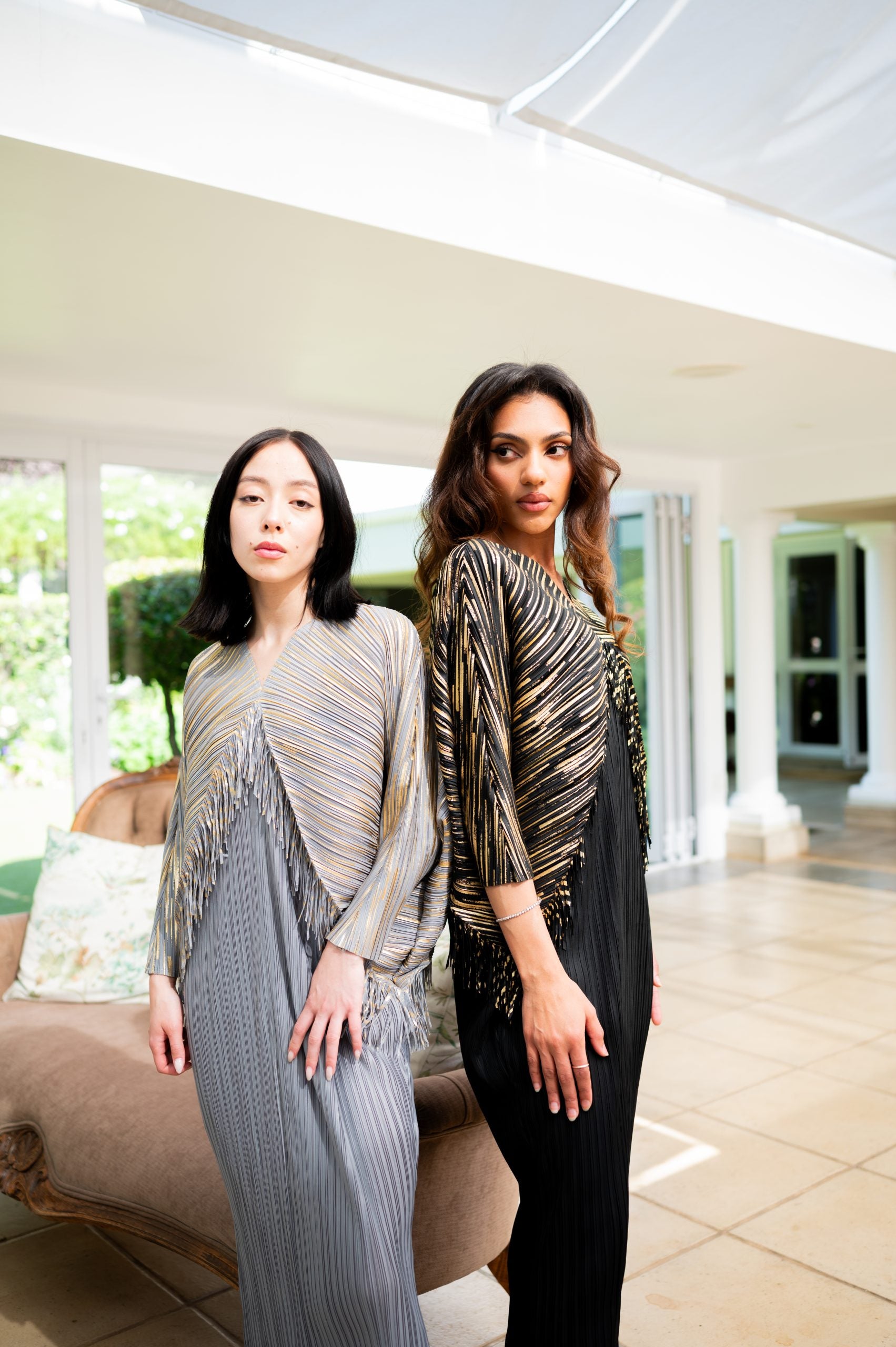 Metallic tassel batwing dress – Come Out The Closet