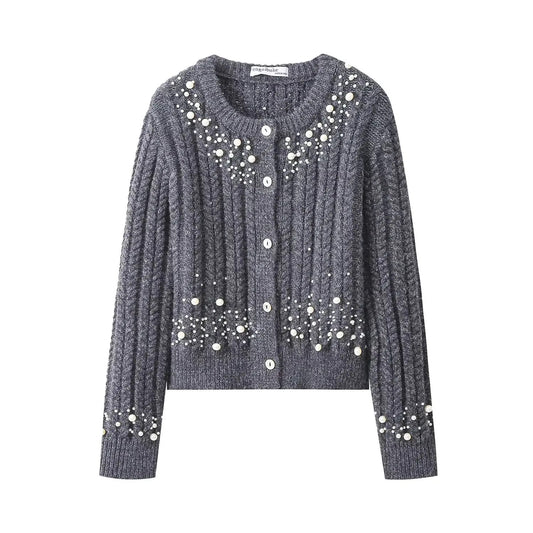 Pearl knit cardigan