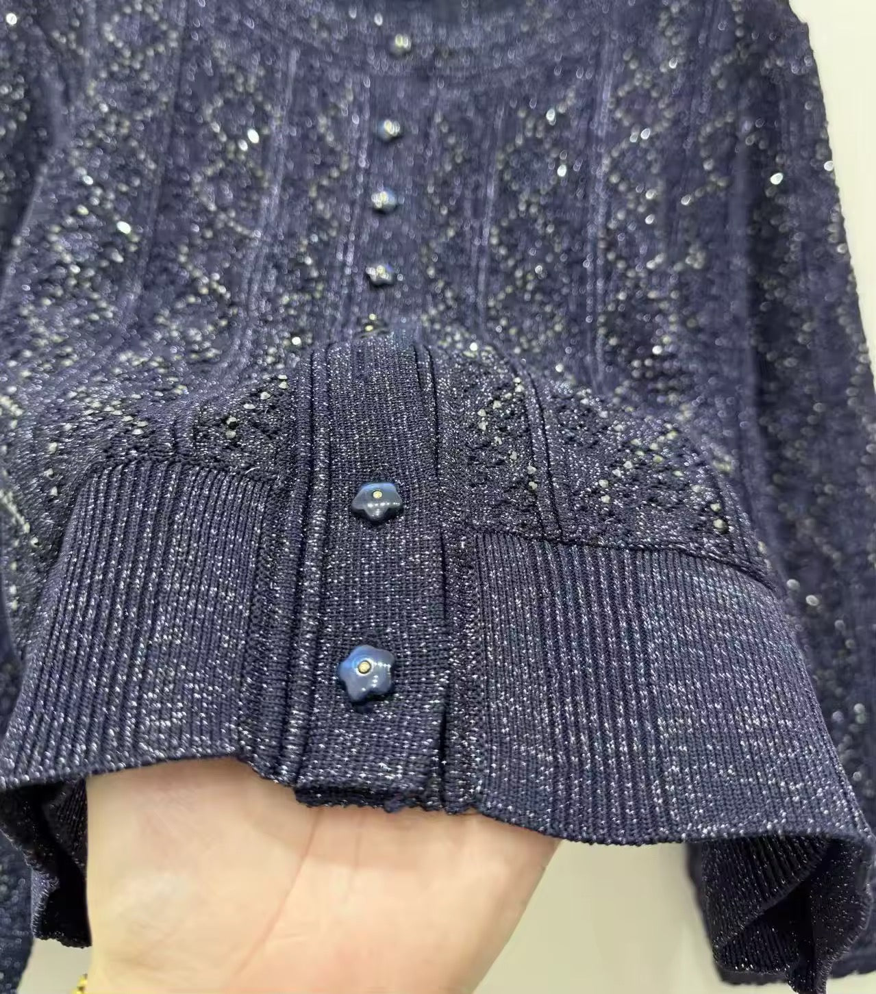 Glitter knit set