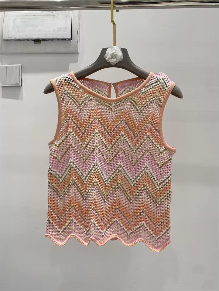 Knit chevron set