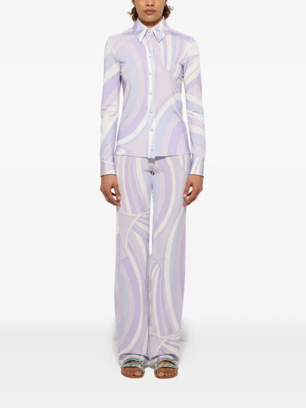 Satin printed co ord set