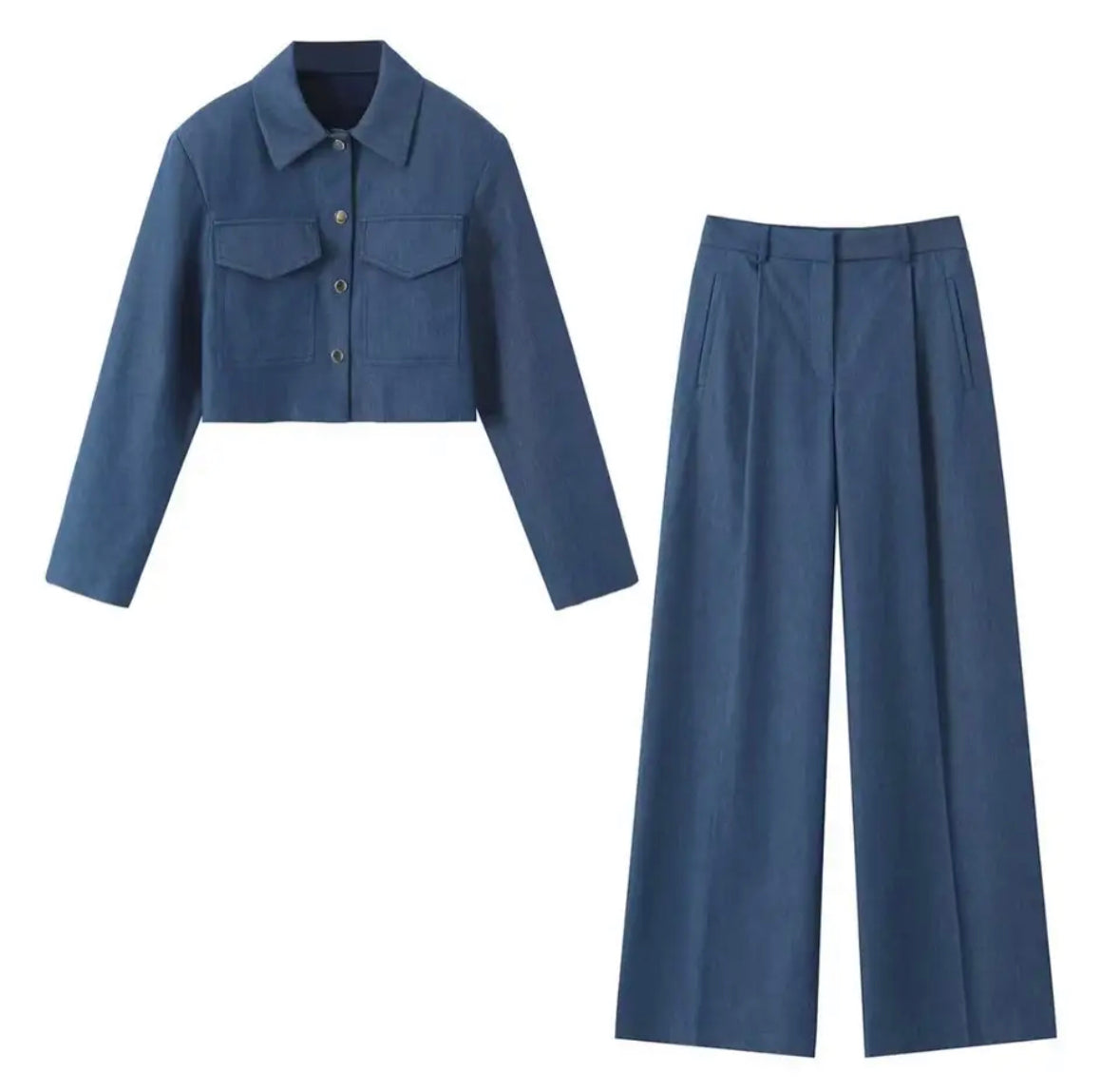 Denim jacket and pants set