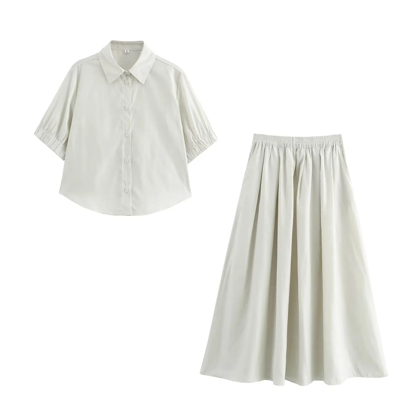 Blouse and skirt set