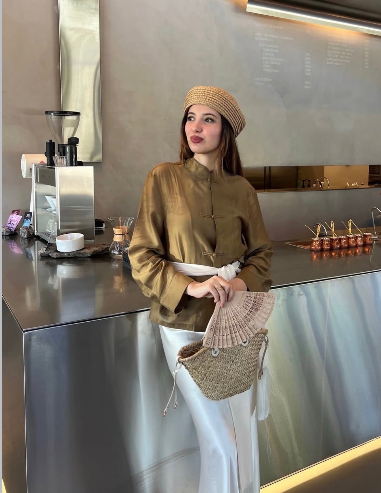 Mandarin blouse