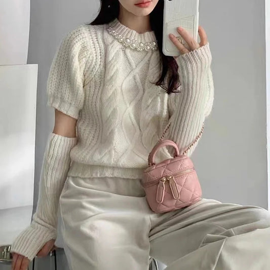 Pearl knit sweater