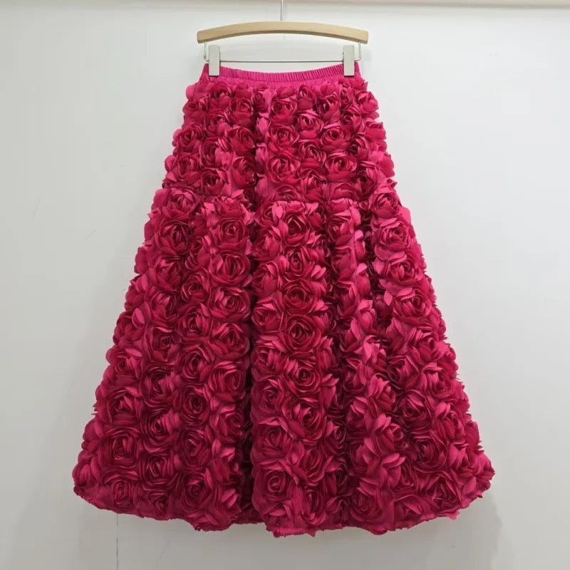 3D flower skirt