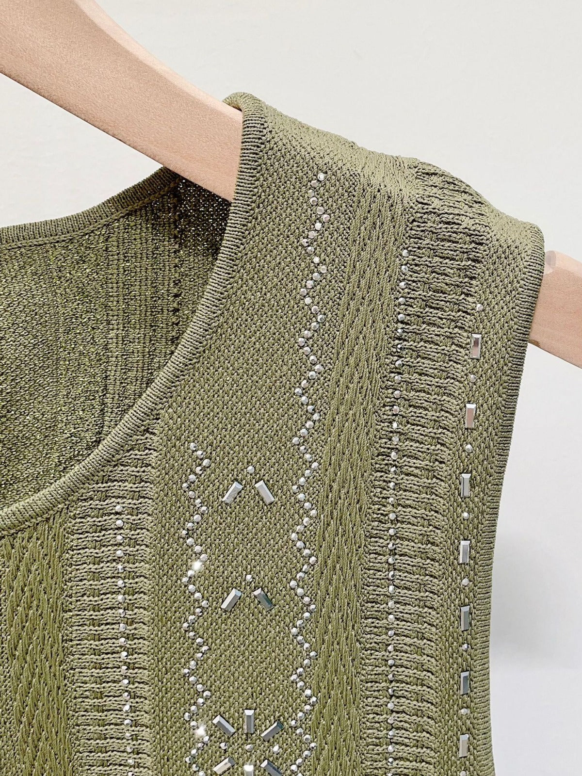 Embellished knit set