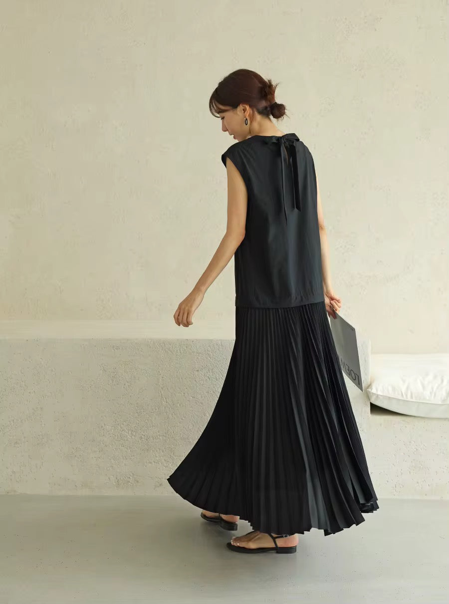 Pleated dress