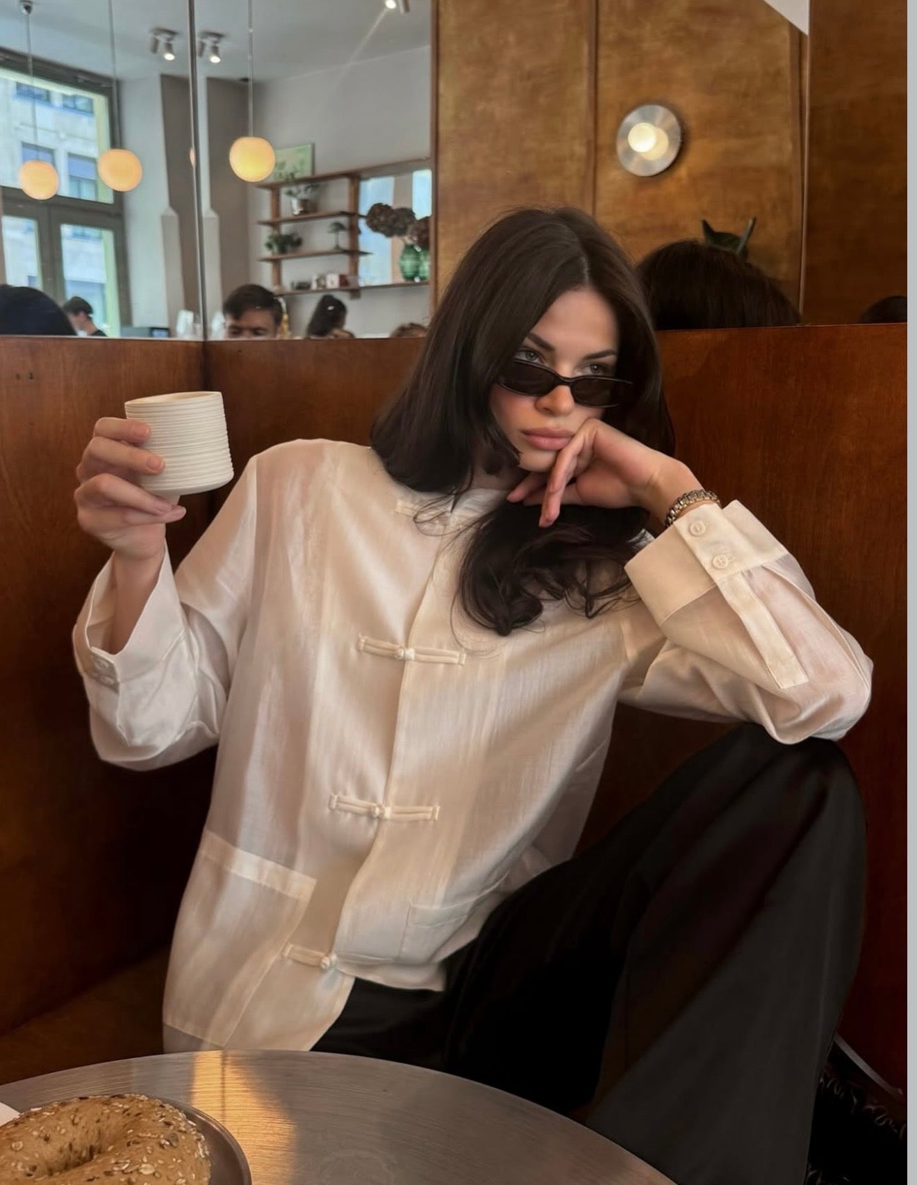 Mandarin blouse
