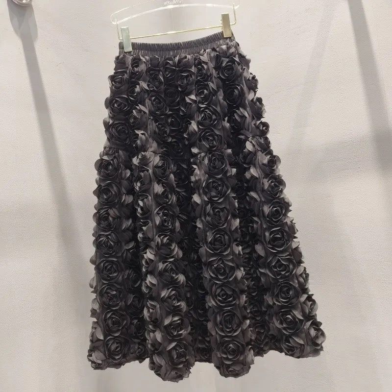 3D flower skirt