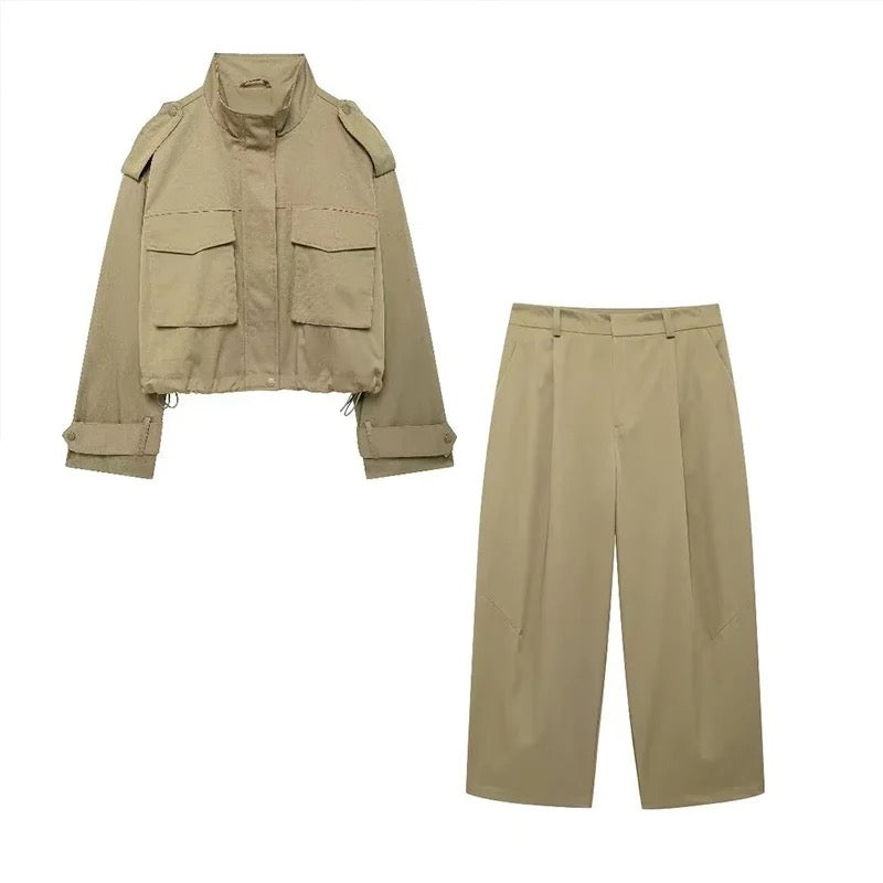 Jacket and pants set