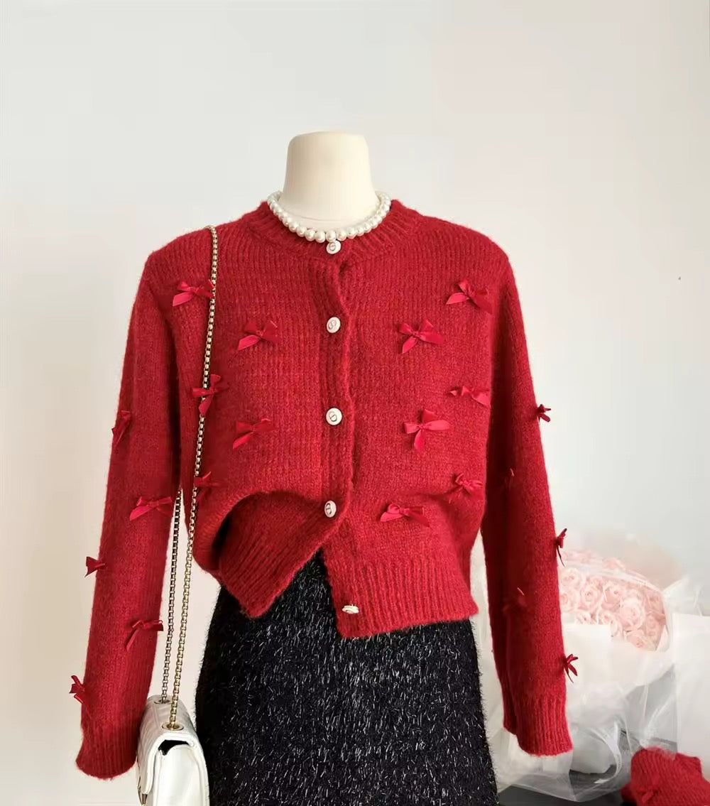 Bow cardigan