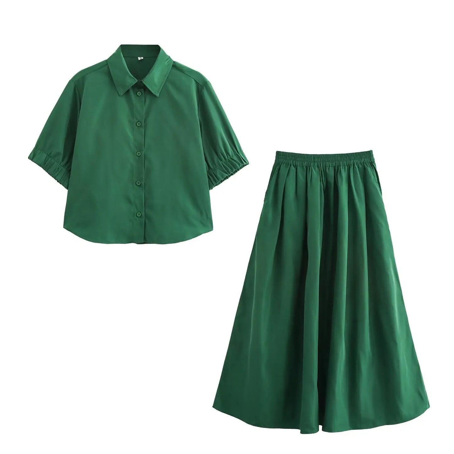 Blouse and skirt set