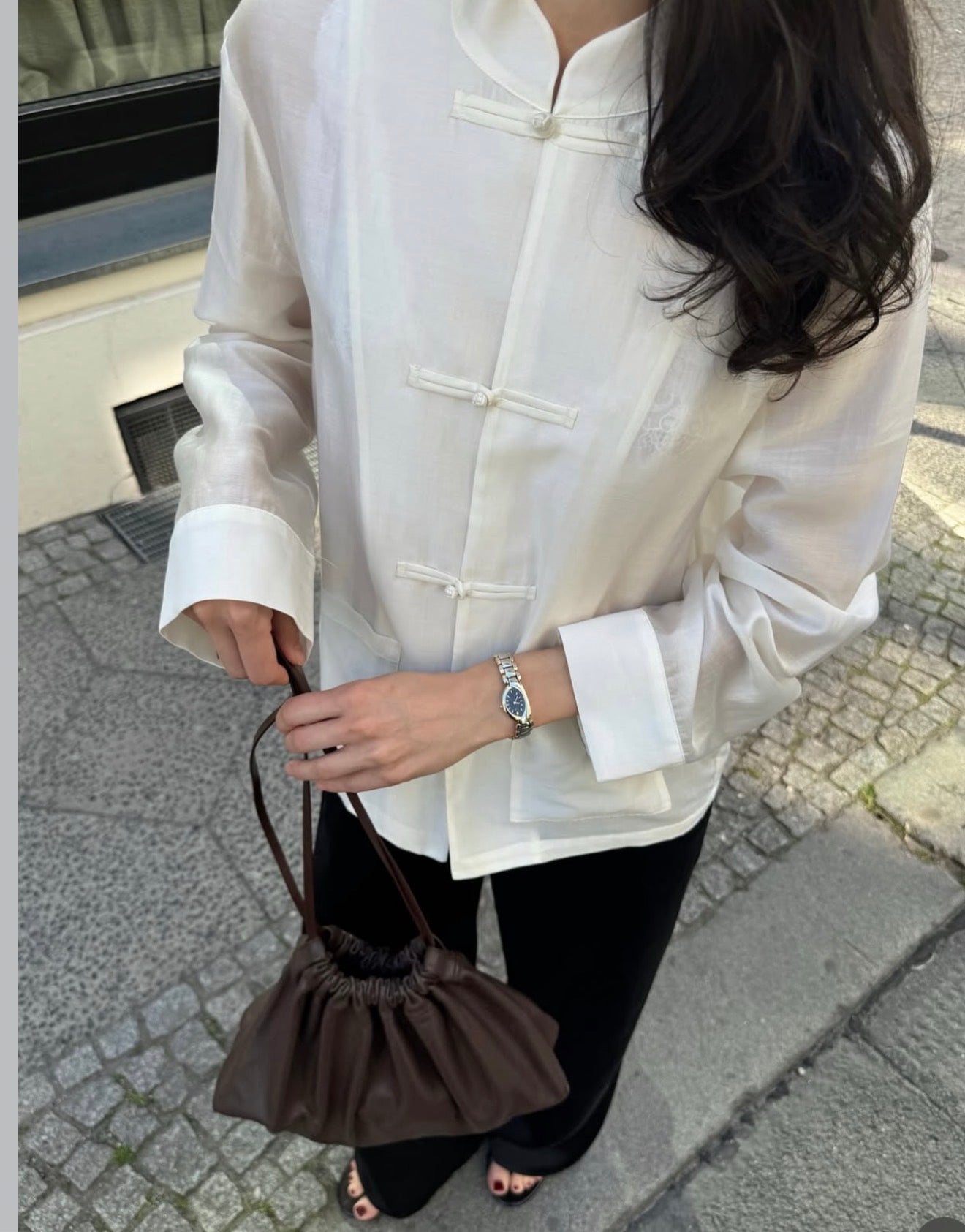 Mandarin blouse