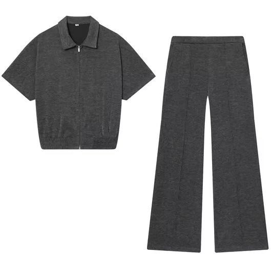 Zip up top and pants co ord