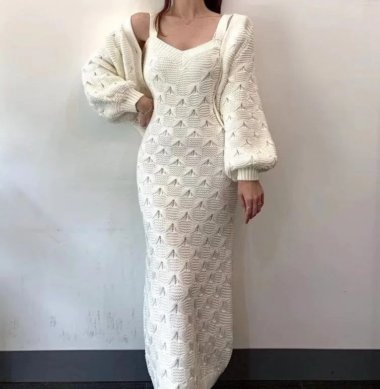 Knit dress set