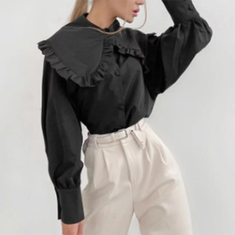 Peter Pan collar blouse