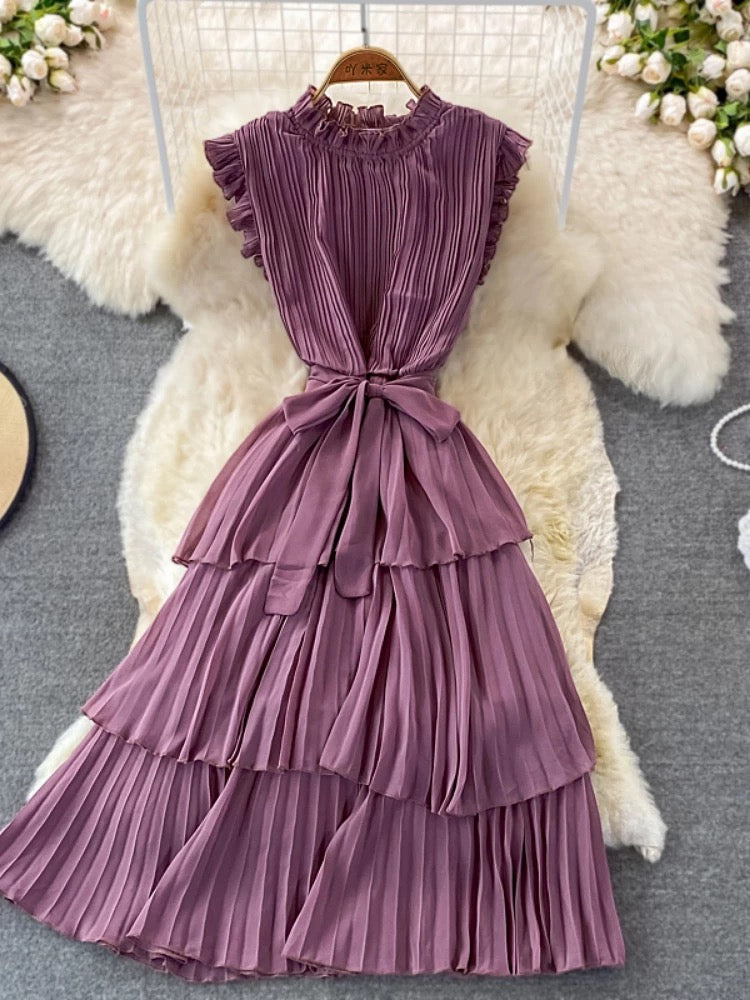 Tiered ruffle dress