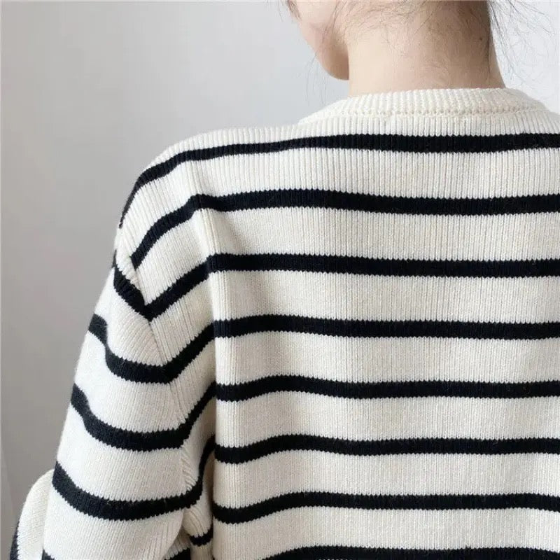 Striped cardigan