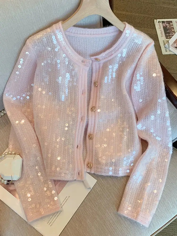 Sequin cardigan