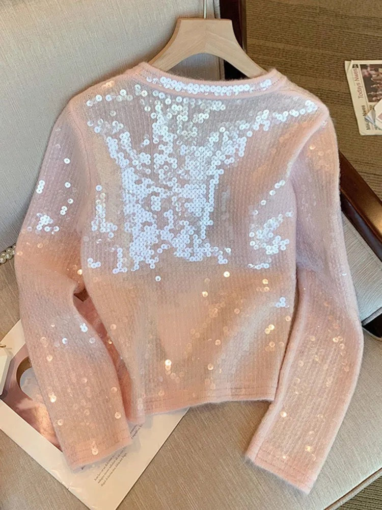 Sequin cardigan