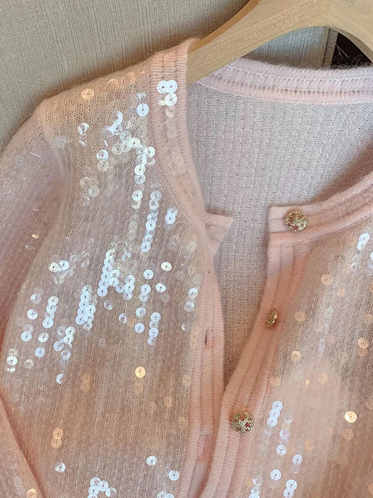 Sequin cardigan