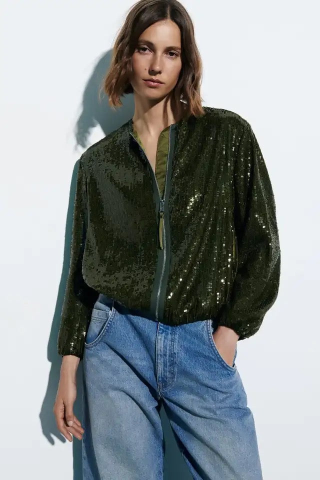 Sequin jacket